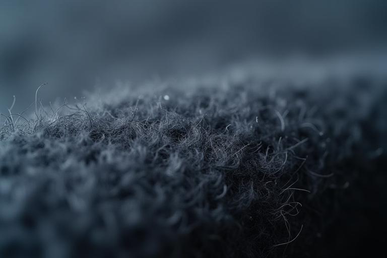 Primo piano di un tessuto di lana di alta qualità